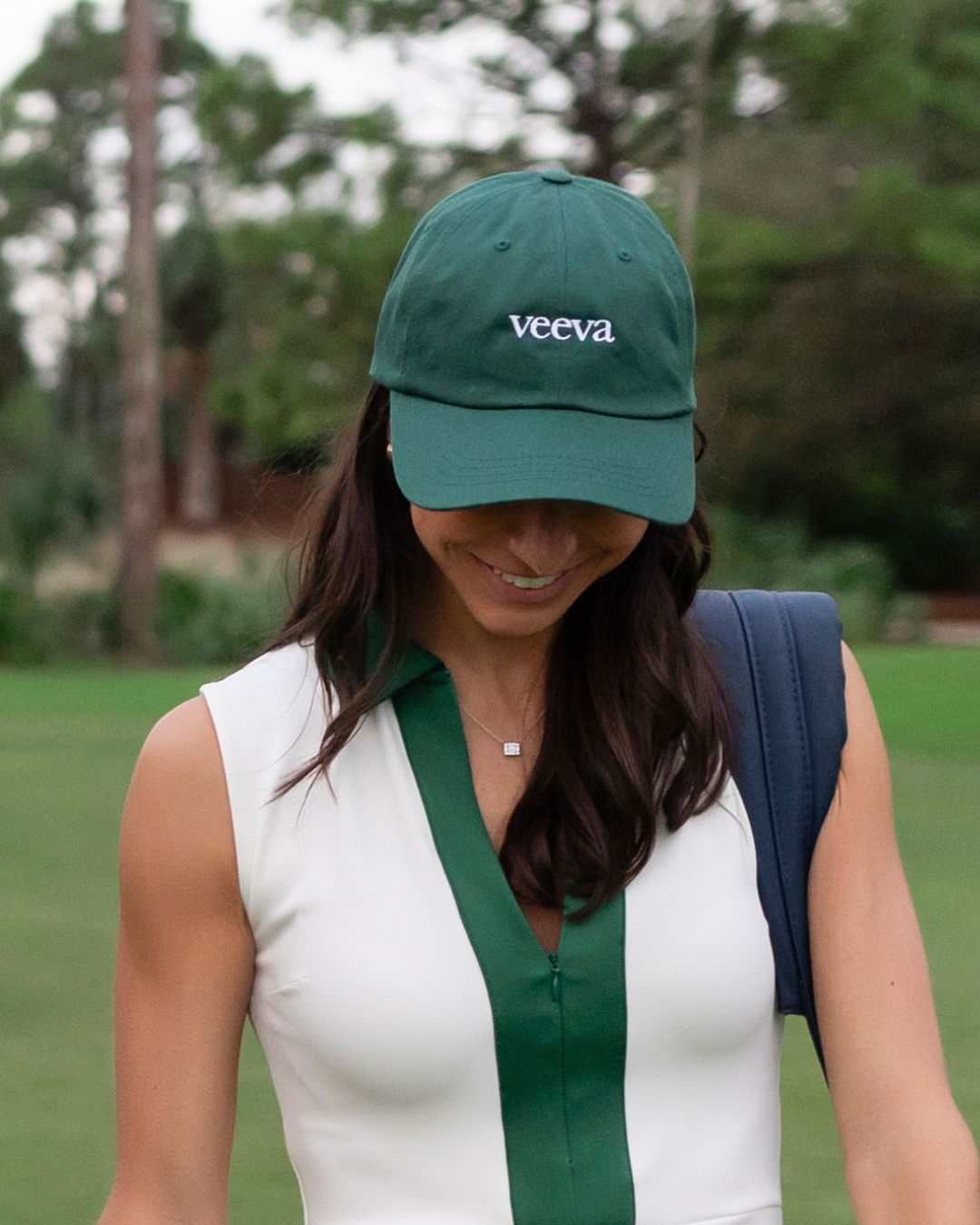 veeva Dad Hat - Hunter Green