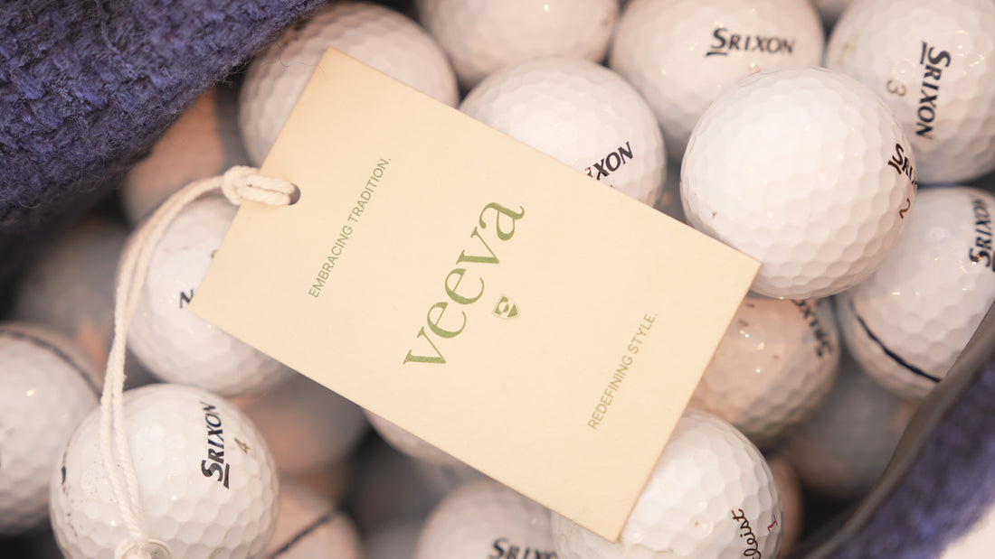  Veeva—fashionable, high-performance golf apparel for women.